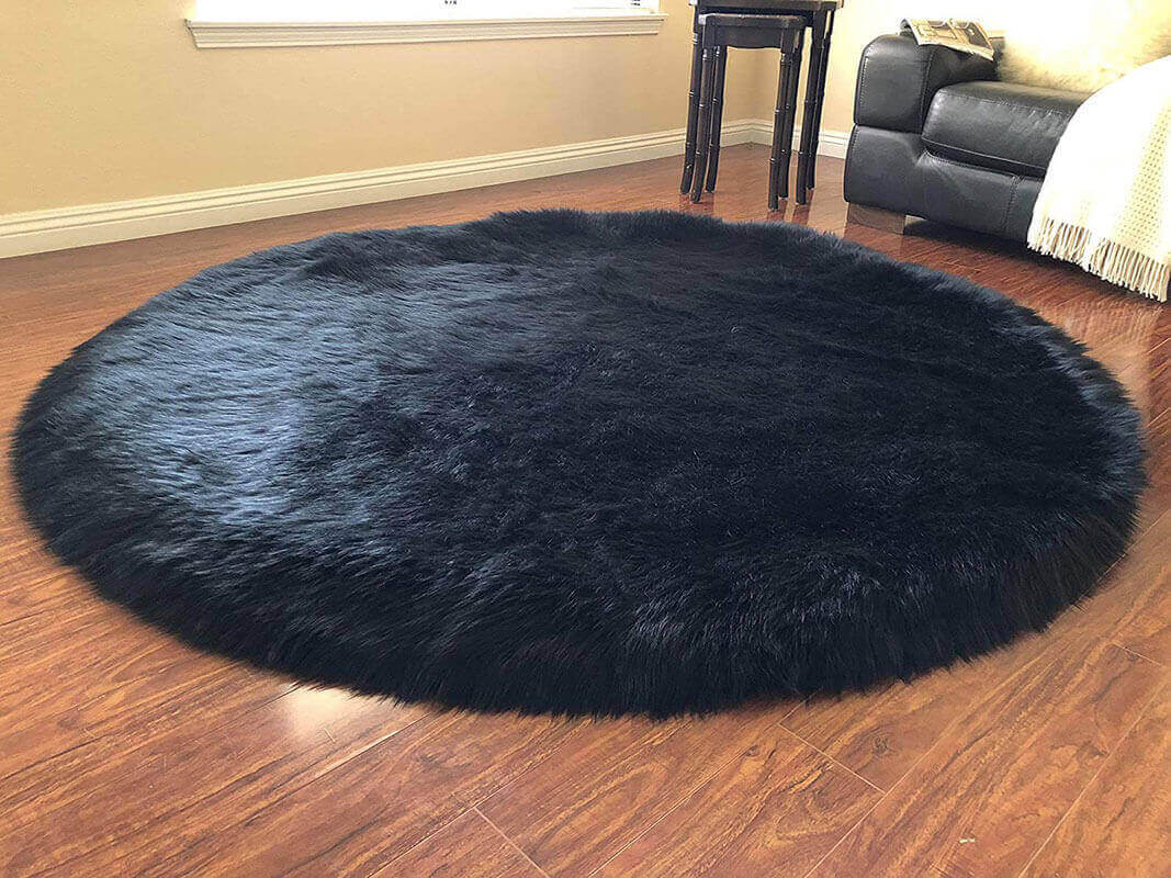 4' x 6' Premium Faux Sheepskin Area Rug - KnitFirst