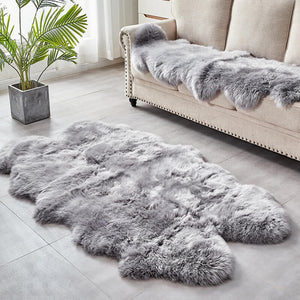 4' x 6' Premium Faux Sheepskin Area Rug - KnitFirst