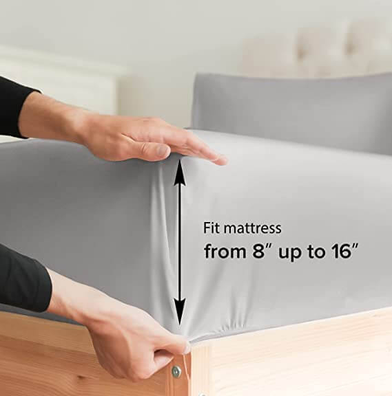 400 Thread Count Cotton - King Size Sheet Set - KnitFirst