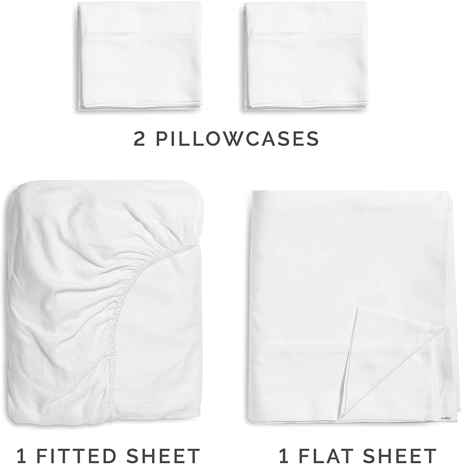400 Thread Count Cotton - King Size Sheet Set - KnitFirst