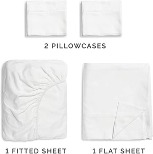 400 Thread Count Cotton - King Size Sheet Set - KnitFirst