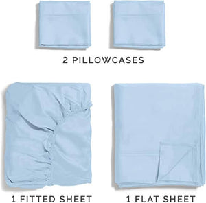 400 Thread Count Cotton - King Size Sheet Set - KnitFirst