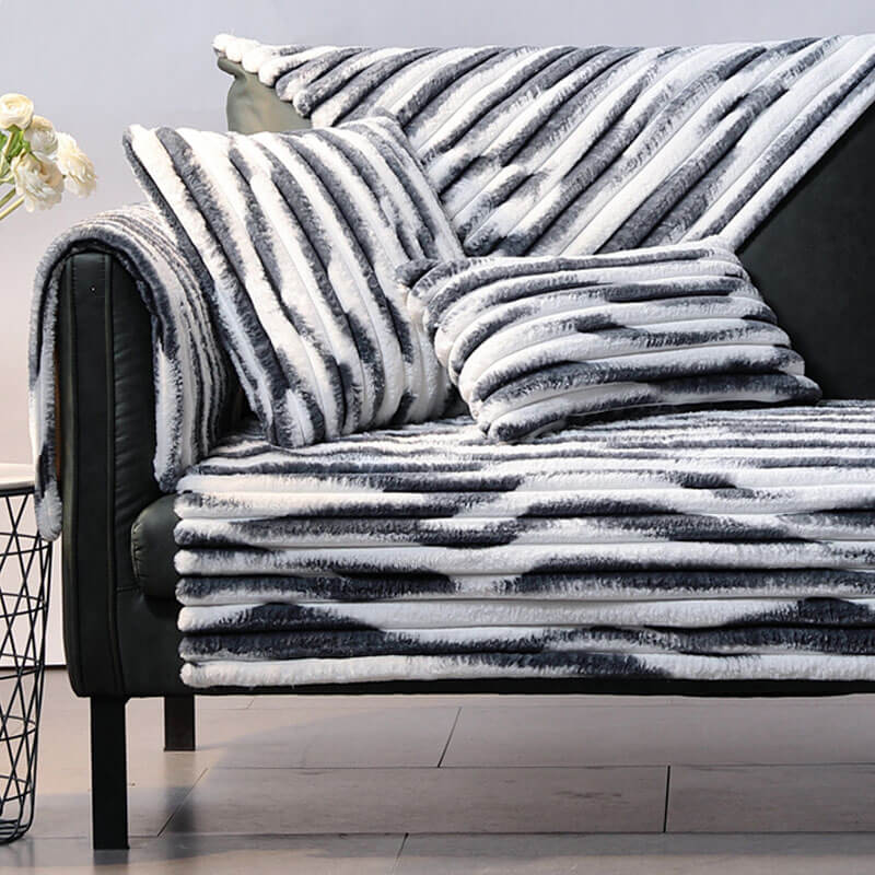 Comfort Faux rabbit fur Sofa Furniture Cover | Pet Furniture Cover | Machine Washable