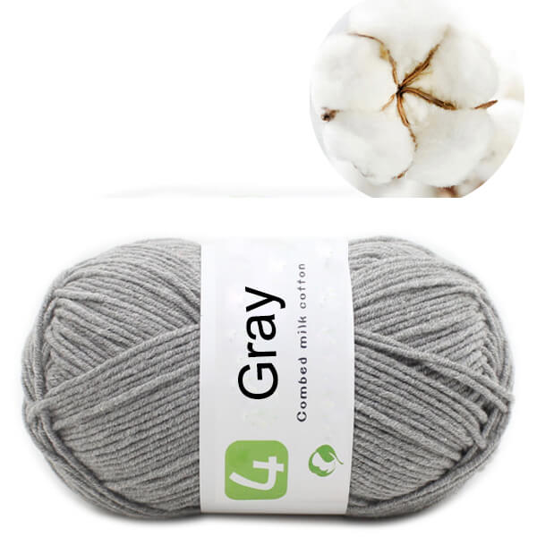 50g Milk Cotton Yarn Comfortable Wool knitting yarn - KnitFirst