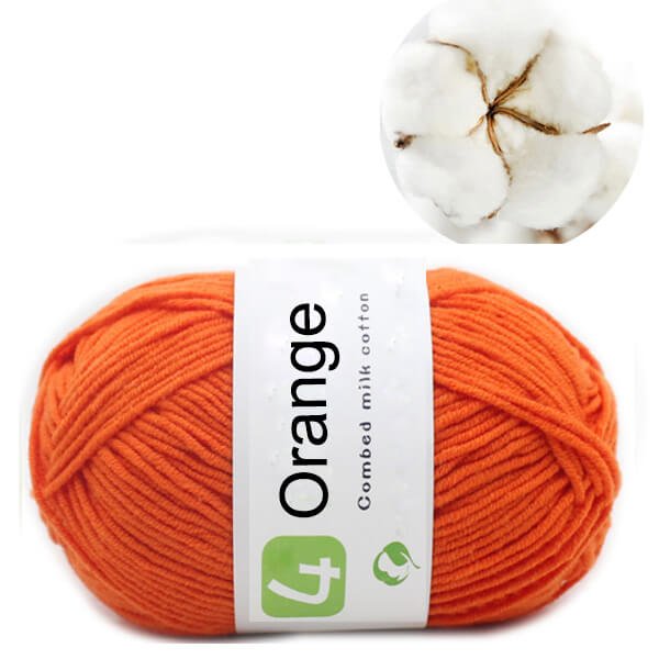 50g Milk Cotton Yarn Comfortable Wool knitting yarn - KnitFirst
