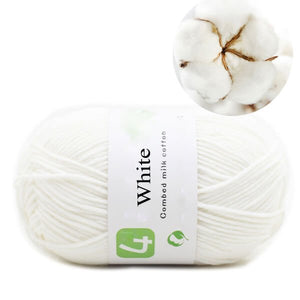 50g Milk Cotton Yarn Comfortable Wool knitting yarn - KnitFirst