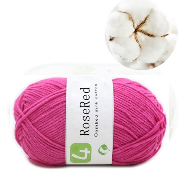 50g Milk Cotton Yarn Comfortable Wool knitting yarn - KnitFirst