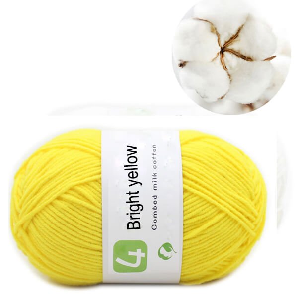 50g Milk Cotton Yarn Comfortable Wool knitting yarn - KnitFirst