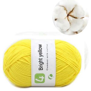 50g Milk Cotton Yarn Comfortable Wool knitting yarn - KnitFirst