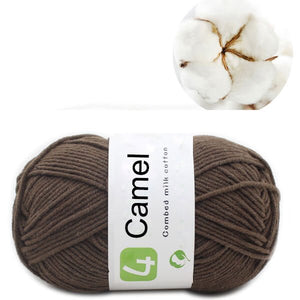 50g Milk Cotton Yarn Comfortable Wool knitting yarn - KnitFirst