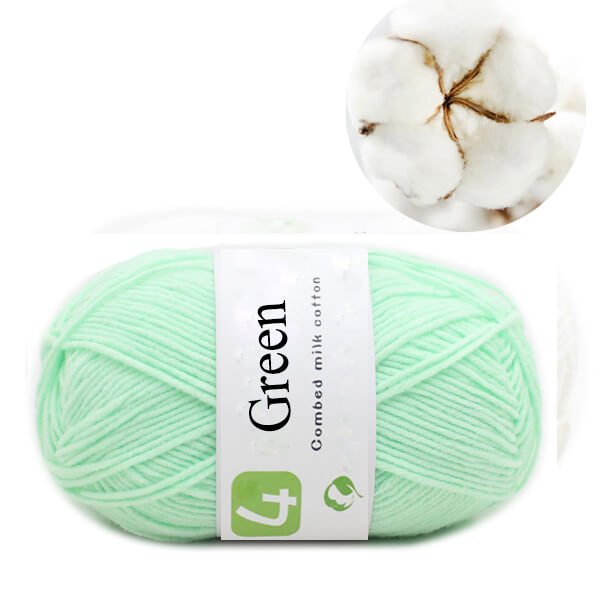 50g Milk Cotton Yarn Comfortable Wool knitting yarn - KnitFirst