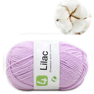 50g Milk Cotton Yarn Comfortable Wool knitting yarn - KnitFirst