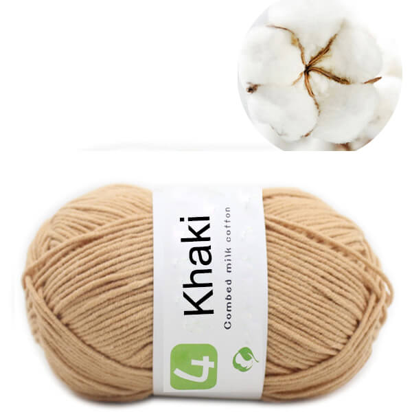 50g Milk Cotton Yarn Comfortable Wool knitting yarn - KnitFirst