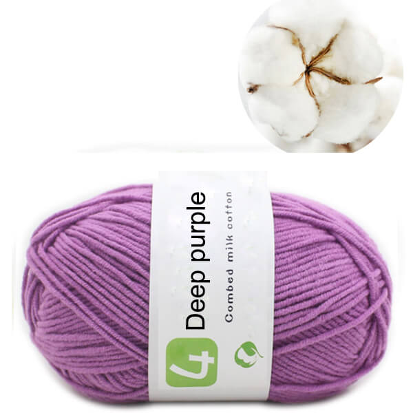 50g Milk Cotton Yarn Comfortable Wool knitting yarn - KnitFirst
