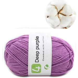 50g Milk Cotton Yarn Comfortable Wool knitting yarn - KnitFirst