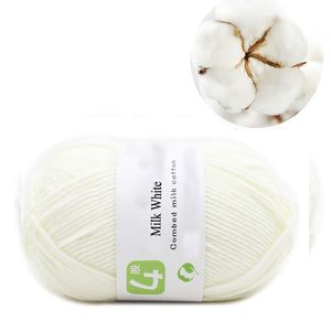 50g Milk Cotton Yarn Comfortable Wool knitting yarn