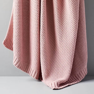 Cotton Knit Throws blanket