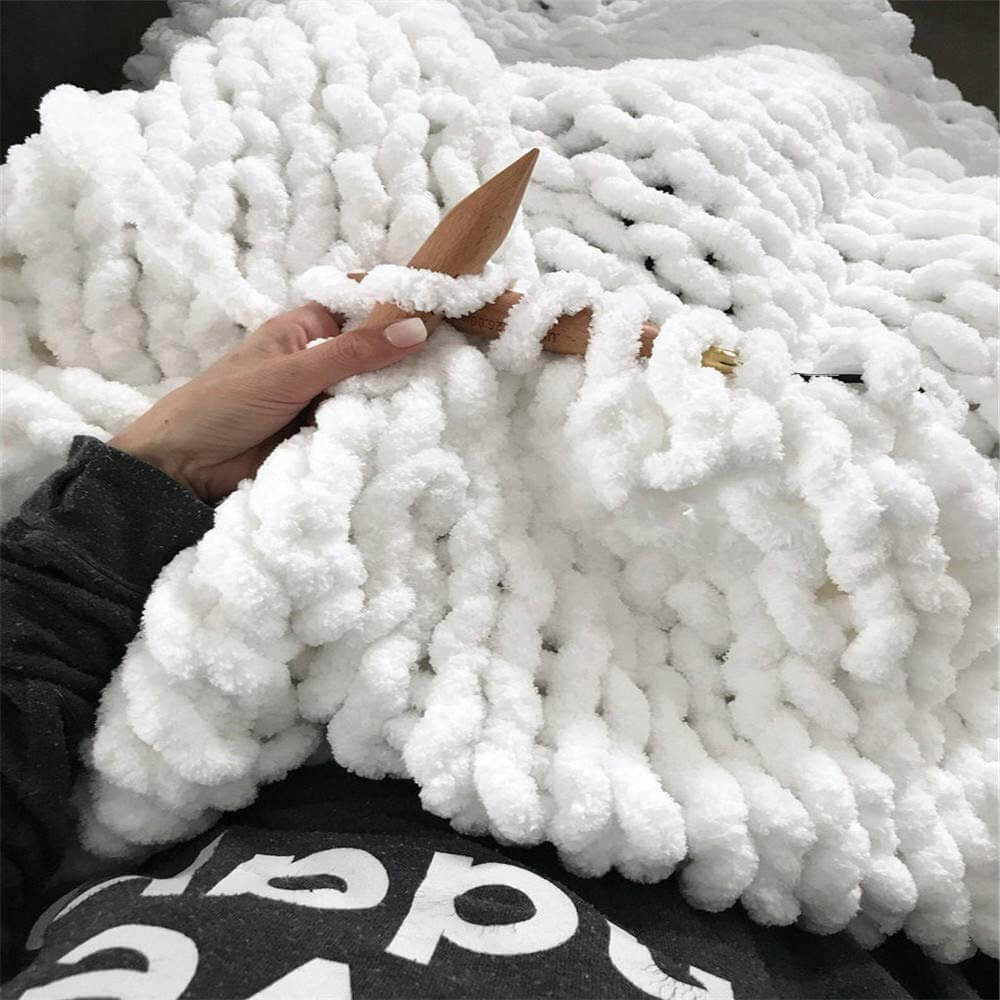 Chunky Knit blanket, Chunky Knit Throw
