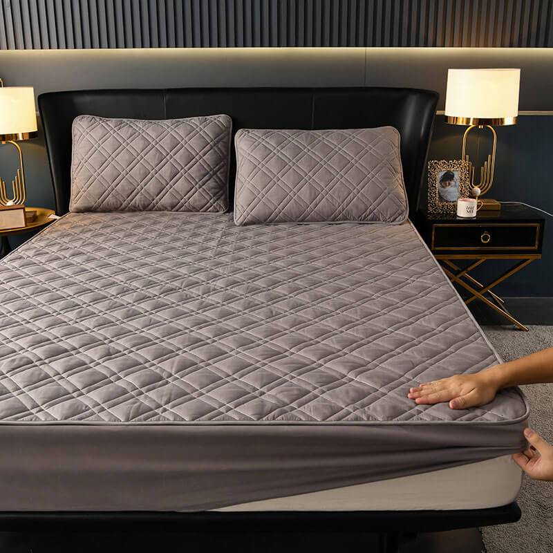 Bedding Mattress Topper, Elastic Fitted Mattress Protector - KnitFirst