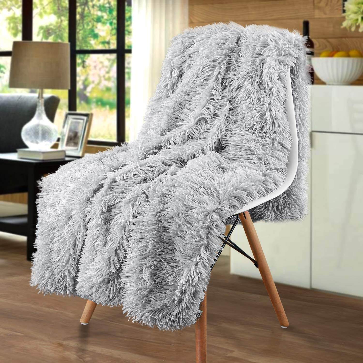 Chic Home Faux fur Fleece Blanket - KnitFirst