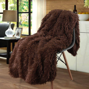 Chic Home Faux fur Fleece Blanket - KnitFirst
