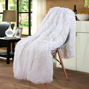 Chic Home Faux fur Fleece Blanket - KnitFirst