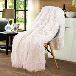 Chic Home Faux fur Fleece Blanket - KnitFirst