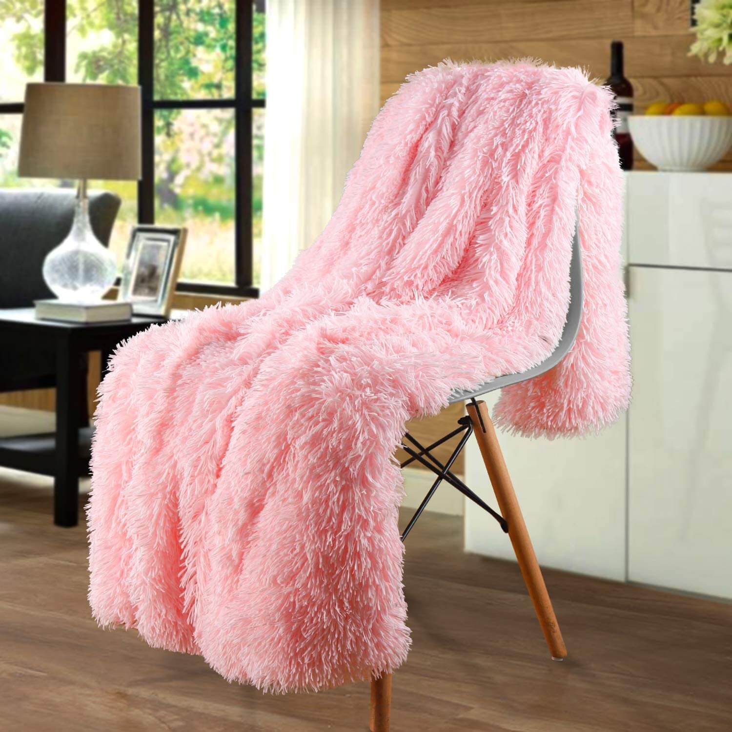 Chic Home Faux fur Fleece Blanket - KnitFirst