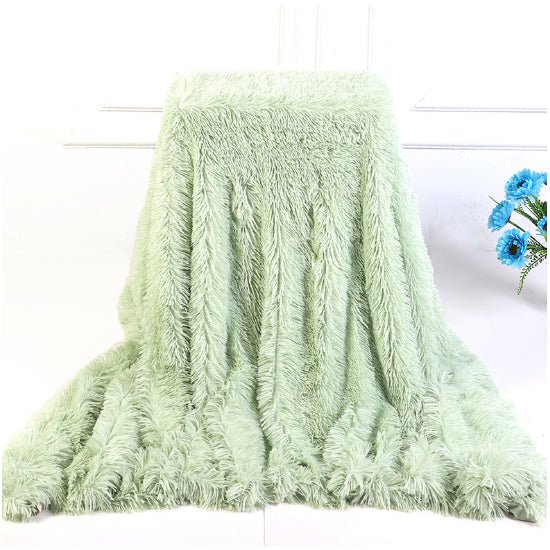 Chic Home Faux fur Fleece Blanket - KnitFirst