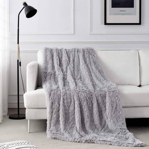 Chic Home Faux fur Fleece Blanket - KnitFirst