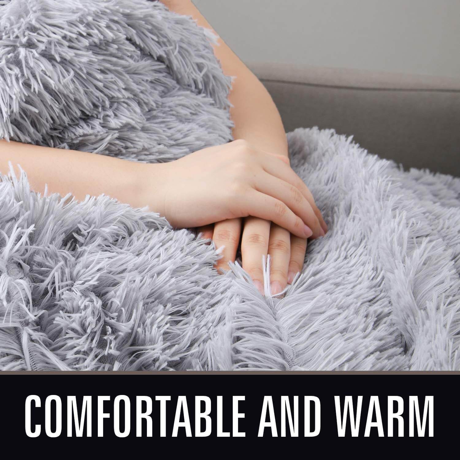 Chic Home Faux fur Fleece Blanket - KnitFirst