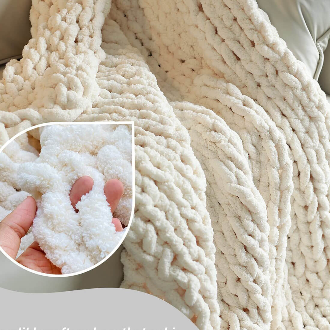 Chunky Knit Blanket - KnitFirst