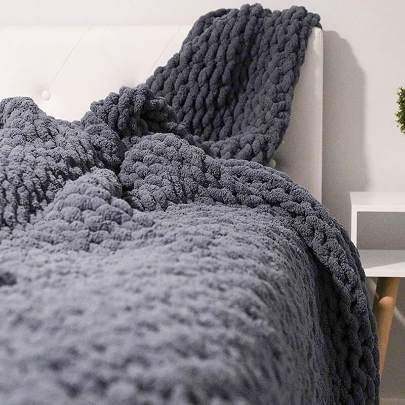 Chunky Knit Blanket - KnitFirst