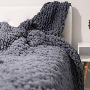 Chunky Knit Blanket - KnitFirst