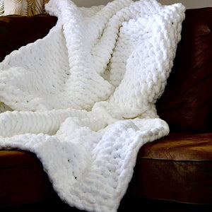 Chunky Knit Blanket - KnitFirst