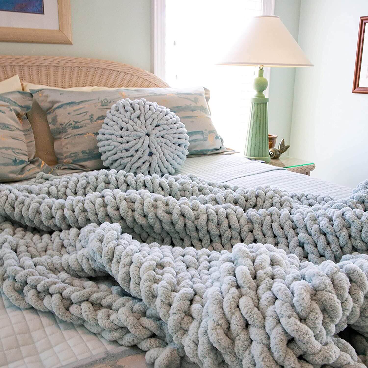 Chunky Knit Blanket - KnitFirst