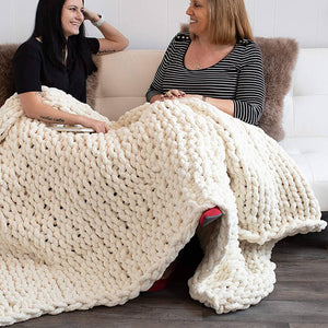 Chunky Knit Blanket - KnitFirst