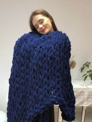 Chunky Knit Blanket - KnitFirst