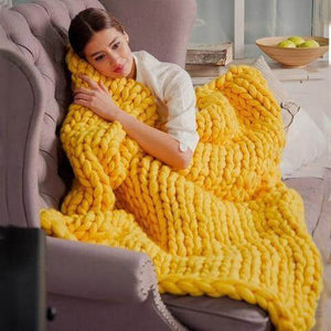 Chunky Knitted Blanket - KnitFirst