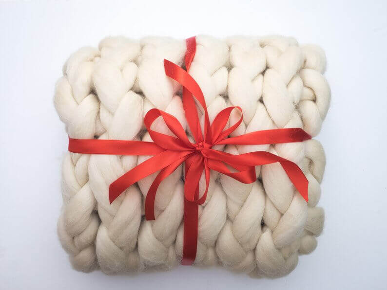 Chunky Knitted Blanket - KnitFirst