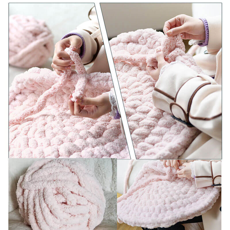 Chunky yarn, Arm Knitting Yarn, Chunky Chenille Yarn - KnitFirst