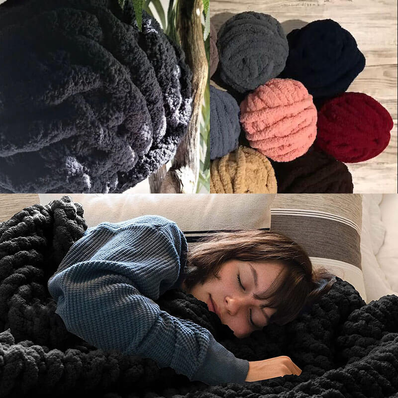 Chunky yarn, Arm Knitting Yarn, Chunky Chenille Yarn - KnitFirst