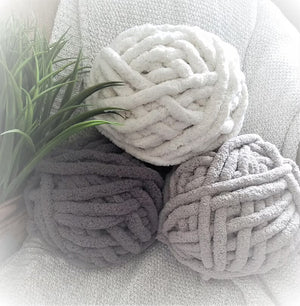 Chunky yarn, Arm Knitting Yarn, Chunky Chenille Yarn - KnitFirst