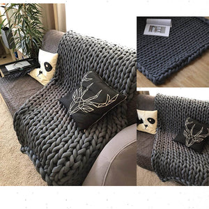Chunky Yarn Blanket - KnitFirst