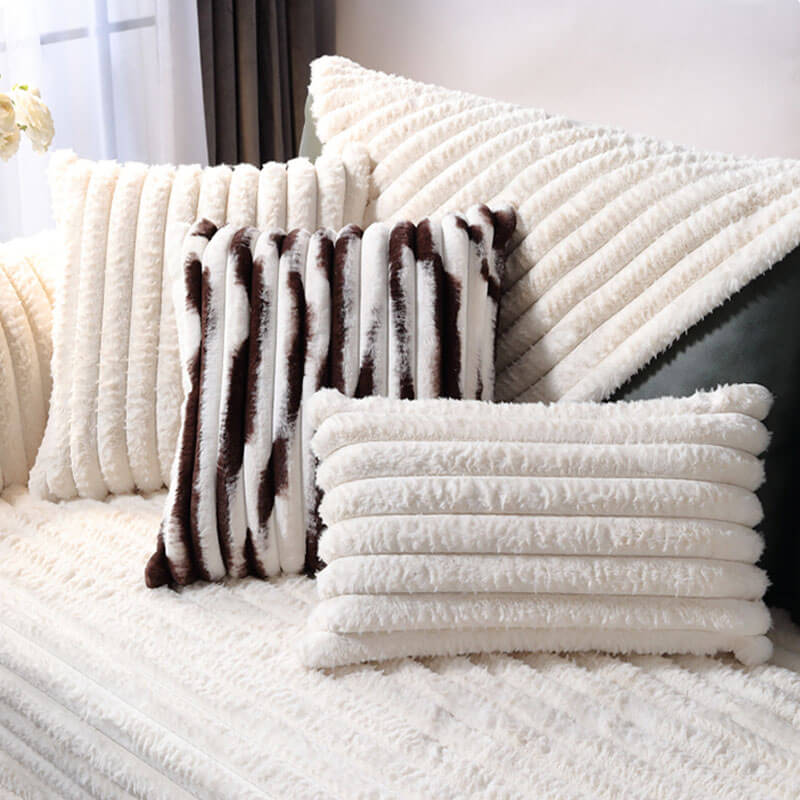 Comfort Faux rabbit fur Sofa Furniture Cover | Pet Furniture Cover | Machine Washable - KnitFirst