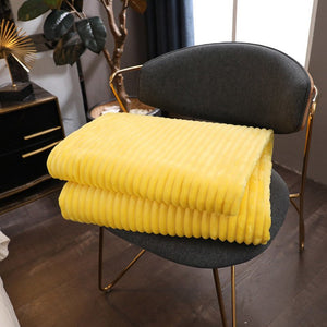 Coral Velvet Sofa Bed Blanket,Office Travel Nap Blanket - KnitFirst