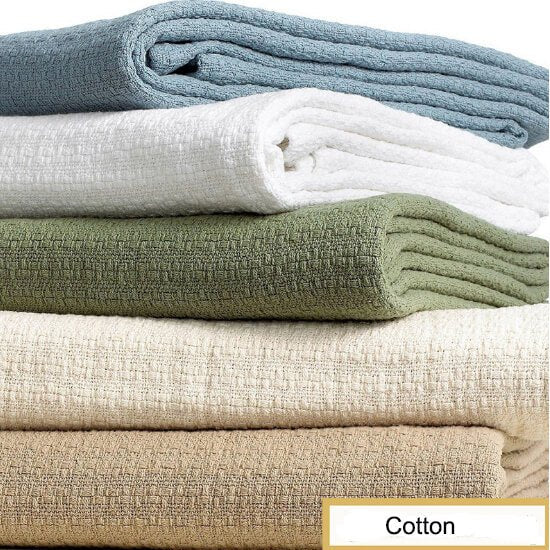 Cotton Bamboo Throw Blanket - KnitFirst