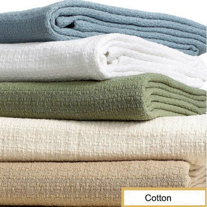 Cotton Bamboo Throw Blanket - KnitFirst