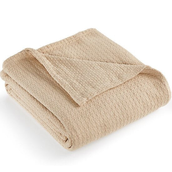 Cotton Bamboo Throw Blanket - KnitFirst