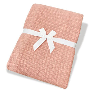 Cotton Bamboo Throw Blanket - KnitFirst